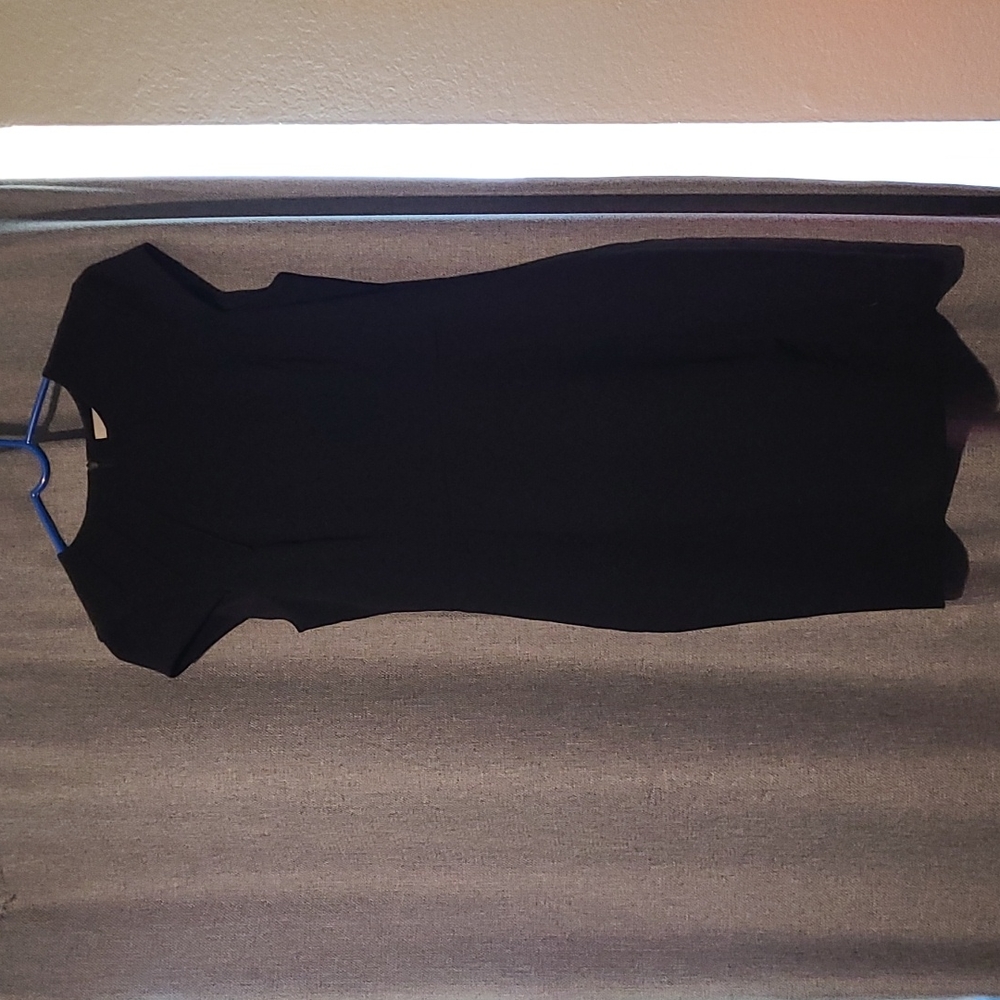 Black Fitted Office Dress